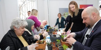 Atakum ’da İleri Yaştaki Vatandaşlara Yönelik Teraryum Atölyesi 